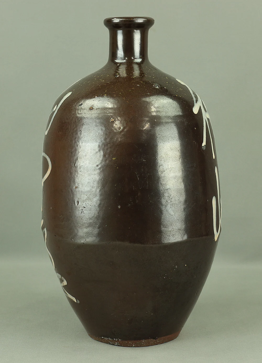 Yamanakaya 山中屋 Japanese vintage Sake bottle Sake bin Kayoi Tokkuri Binbo Tokkuri Kashi Tokkuri V989 - Image 7